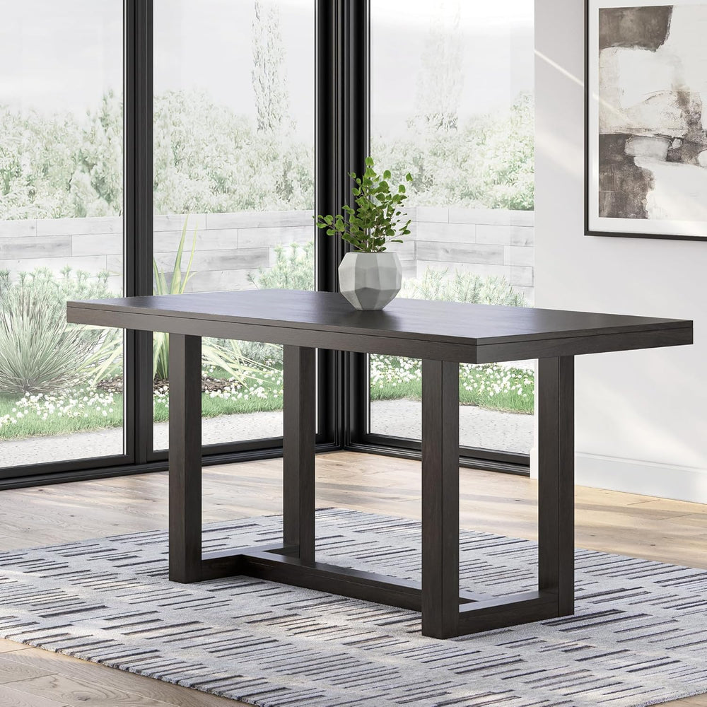 Signature Design by Ashley Neymorton Modern Counter Height Dining Table with ...
