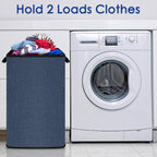 SNIGJAT Large Laundry Hamper, Tall Laundry Hamper with Sturdy Handles, Hampers for Laundry, Rectangular Dirty Clothes Hamper for Bedroom, Extra Large Laundry Basket for Clothes Toys, 80 L