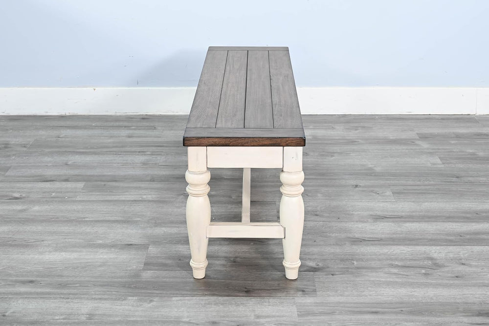 Sunny Designs Pasadena Bench with Mindi Veneer Seat