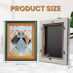 Diversion Safe 7.8"x10" Picture Frame Safe with Secret Compartment for Valuables, Hidden Storage Picture Frame Home Decoration, Wall-Mounted Secret Storage Box for Bedrooms, Living Rooms, and Offices