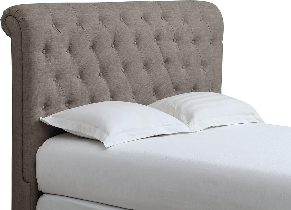 Modus Furniture Royal Tufted Headboard, King, Espresso