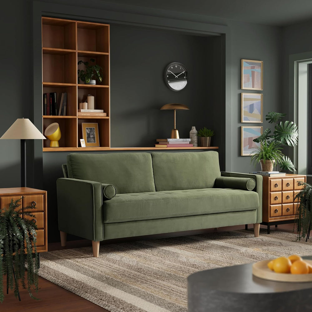 Studio Living® Lexington 75.6" Sofa, Mid-Century Modern, Pocket Coil Com...