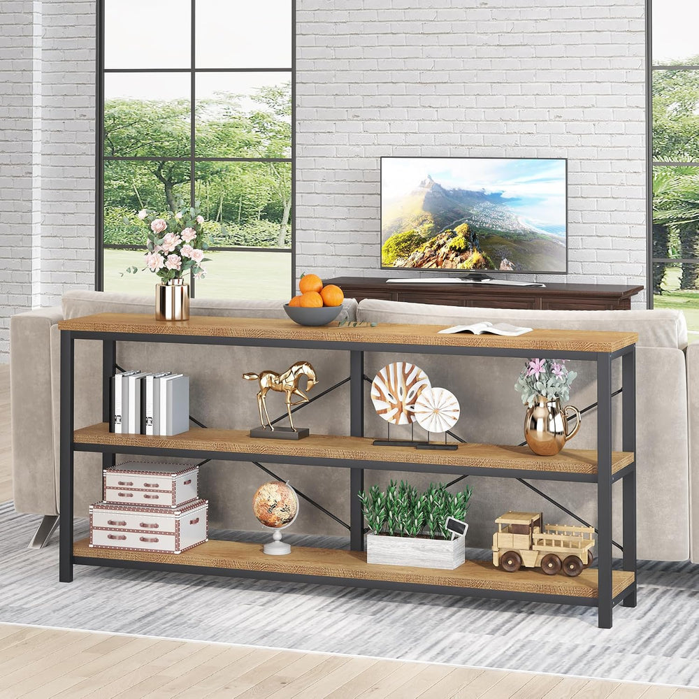 Tribesigns 71" Sofa Tables,Extra Long Couch Table, Narrow Long Console T...
