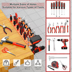 Metal Screwdriver Organizer, Wall Mount Plier Organizer Hammer Holder, Hand Tool Storage Rack for Garage Workshop Workbench(orange, 1PC)
