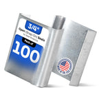 IDL Packaging - ST-O-34-M 3/4" Open (Snap-On) Seals for Steel Strapping, Pack of 100