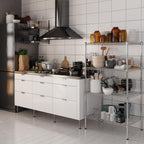 21" Deep x 30" Wide x 54" Height Wire Shelving Kit | 4-Tier | NSF Commercial Storage Rack Unit