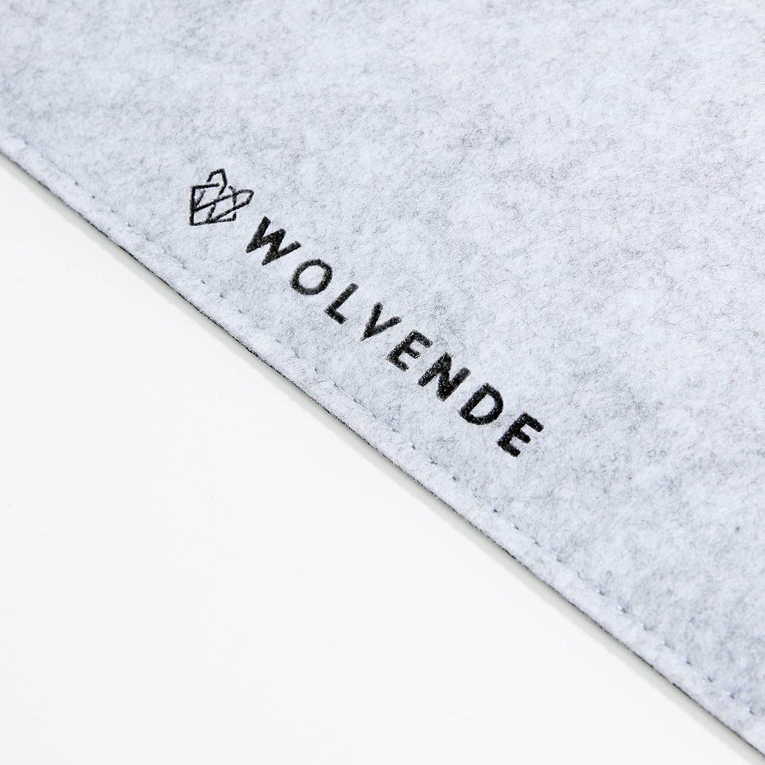 Premium Felt Desk Mat | Small 12" x 27.5" | Multifunctional Desk Pad for Home Office | Light Gray