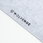 Premium Felt Desk Mat | Large 15.75" x 36" | Multifunctional Desk Pad for Home Office | Light Gray