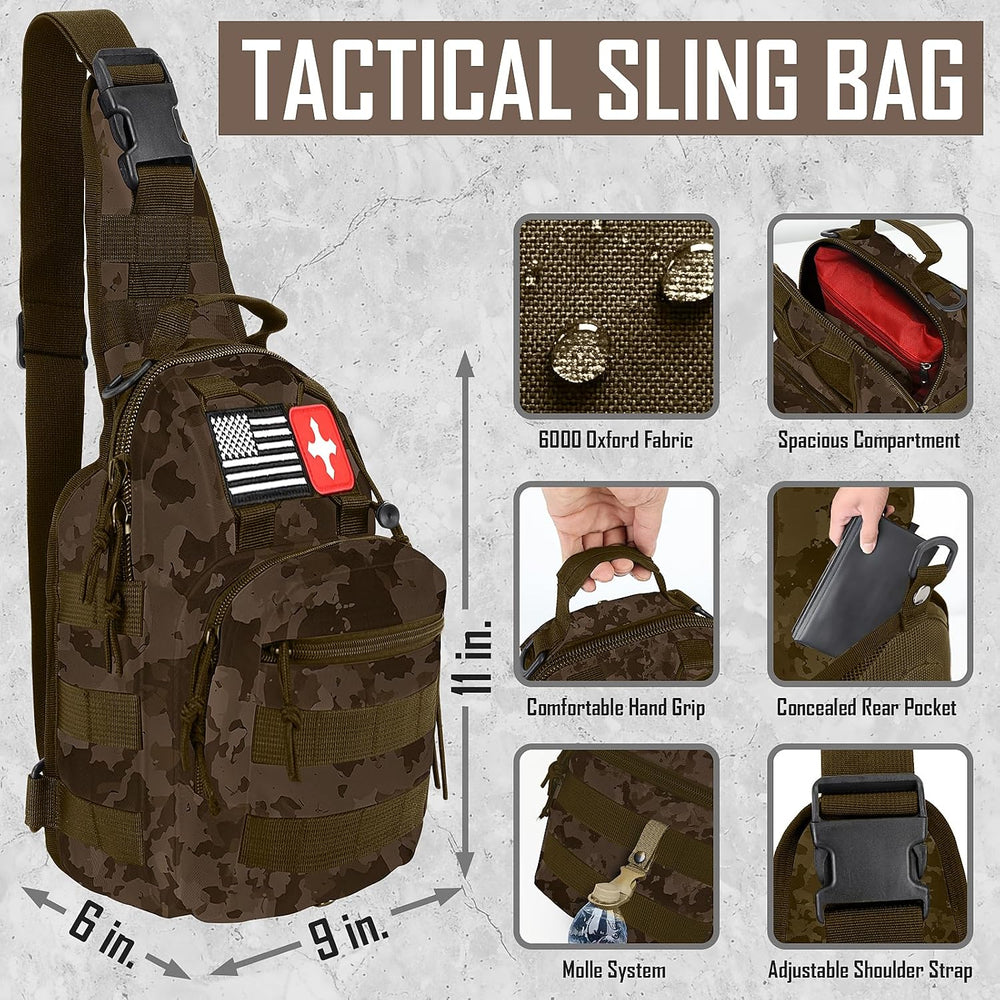 Survival Kit, 268 Pcs Emergency Survival Gear and Equipment Supplies with Fir...