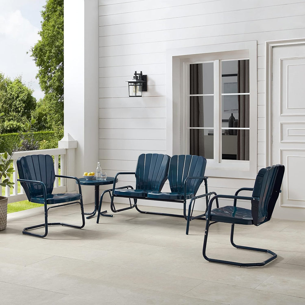 Crosley Furniture Ridgeland 4-Piece Loveseat Glider Set