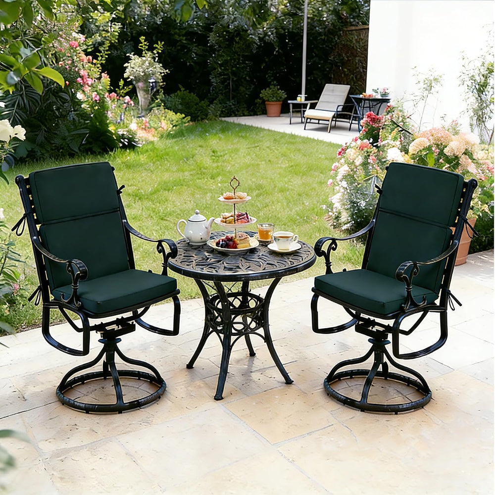 High Back Patio Chair Cushions, 21x20 Waterproof & Fade-Resistant Outdoor...