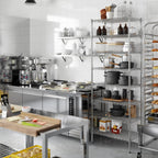 18" Deep x 30" Wide x 86" Height Wire Shelving Kit | 8-Tier | NSF Commercial Storage Rack Unit