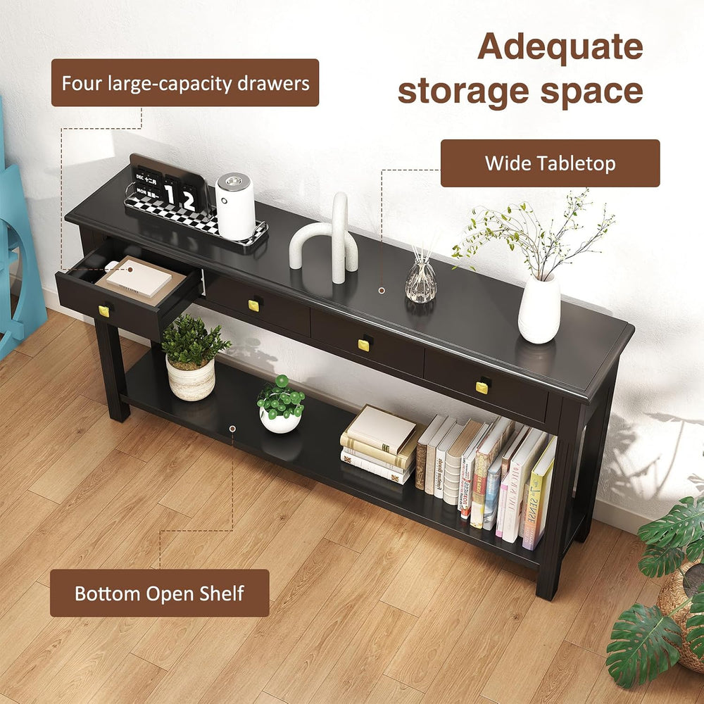 Kinfant Console Table - Entryway Table Sofa Table Hallway for Living Room, Fr...