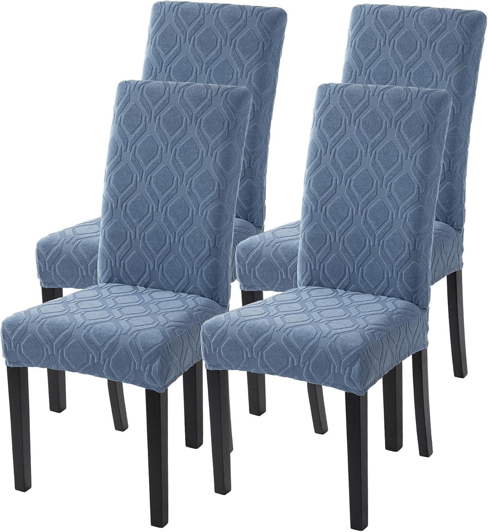 SearchI Dining Room Chair Covers Set of 4, Stretch Jacquard Parsons Chair Sli...