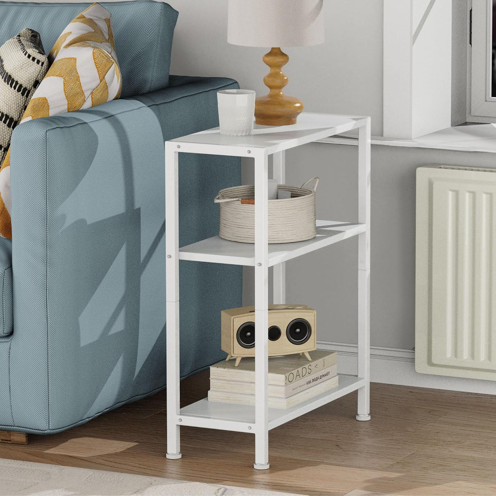 3-Tier Side Table Set of 2, Small End Table, Sofa Side Table for Narrow Space...