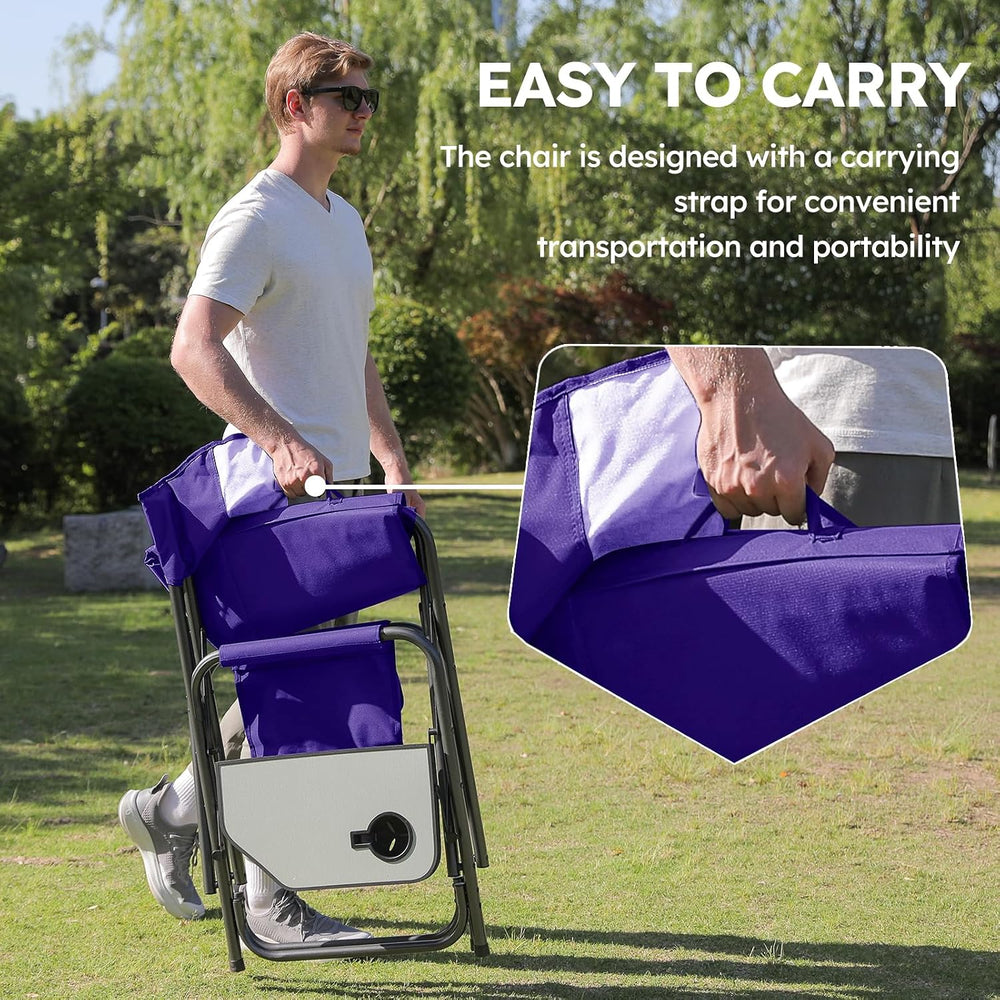 Colegence Oversized Directors Camping Chair Set of 2 Support 600 LBS, Heavy D...