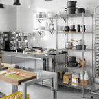 21" Deep x 30" Wide x 74" Height Wire Shelving Kit | 5-Tier | NSF Commercial Storage Rack Unit