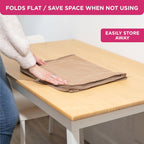 Cedar Clothes Storage Bag Organizer – Protects from Moths, Moisture, Dirt & Dust – Set of 2 Underbed Storage Bags for Clothes, Cashmere Sweaters, Bedding & More - Underbed Storage - Beige