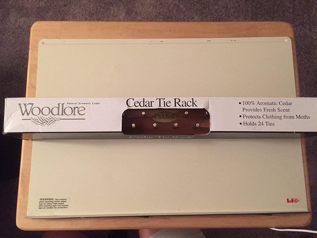 Woodlore Cedar Tie Rack Up to 24 Ties