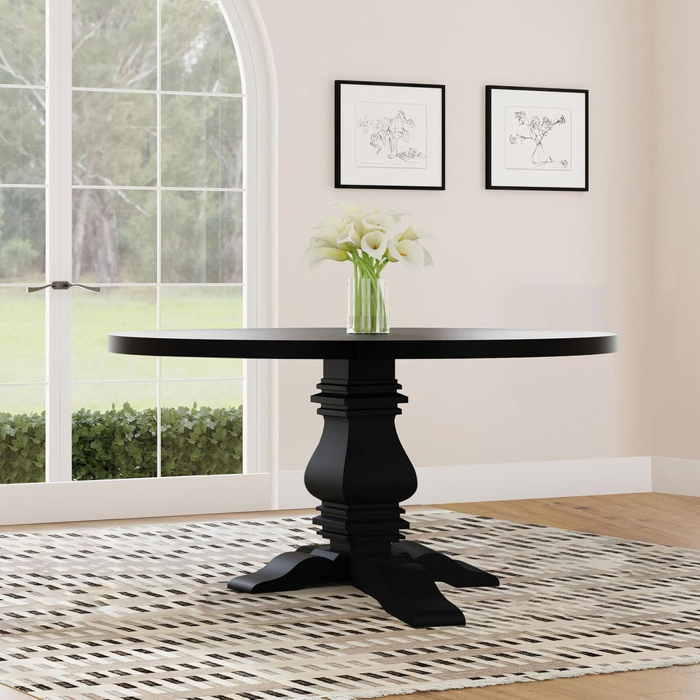 Coaster Home Furnishings - Florence - Pine Wood - Traditional Round Dining Ta...