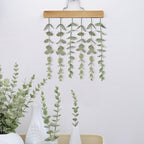 Tiyard 18pcs Eucalyptus Stems Artificial Eucalyptus Leaves Stems Artificial Fake Flowers for Home Office Flowers Bouquet Centerpiece Wedding Decoration Christmas Decor 2025