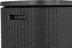 Keter Bevy BAR Cocktail Table, Polypropylene, Anthracite Grey