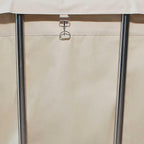 Laundry Cart Commercial,10 Bushel (350L) Large Industrial Rolling Laundry Hamper with 4 Inch Wheels,Home Heavy Duty Laundry Baskets with Stainless Steel Frame, 260 LBS Weight Capacity
