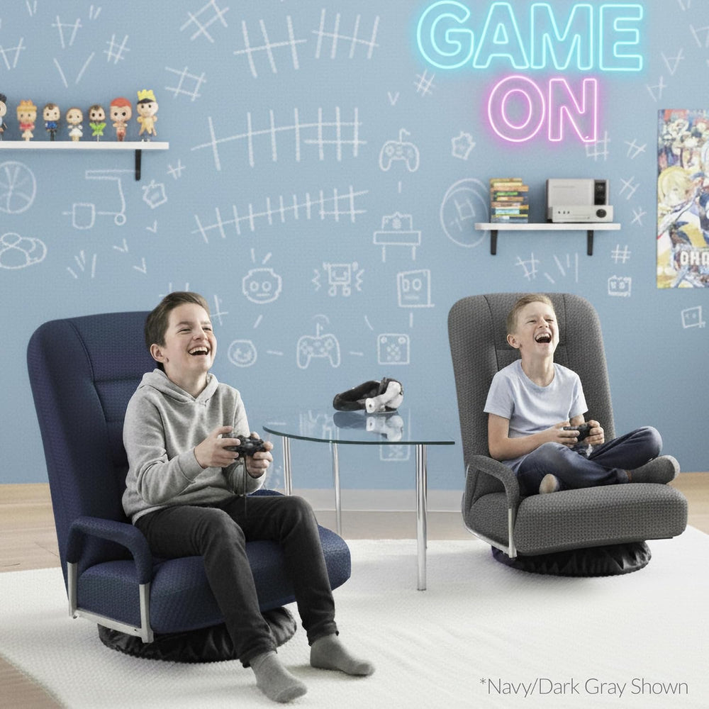 Best Choice Products Swivel Gaming Chair 360 Degree Multipurpose Floor Chair ...