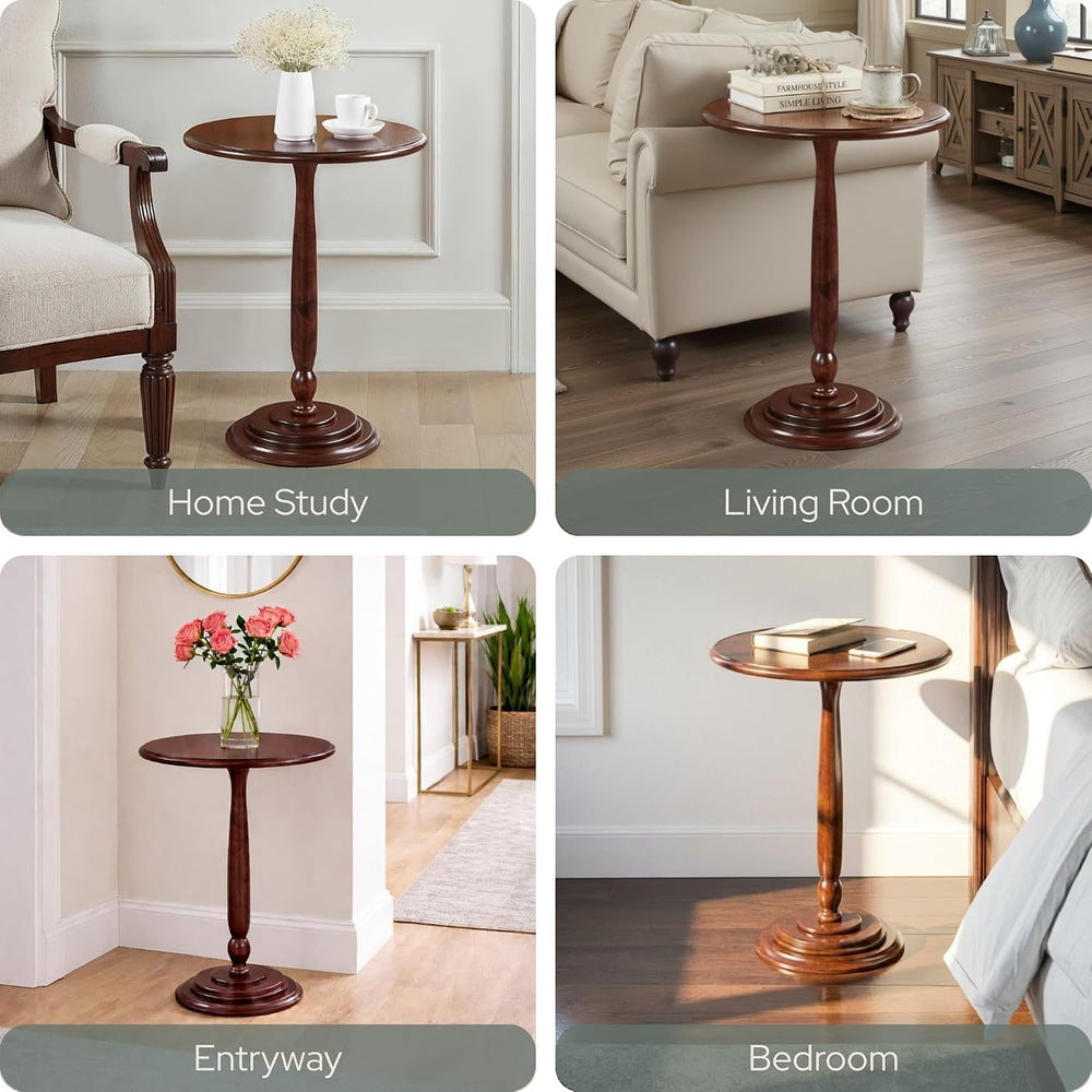 Convenience Concepts Classic Accents Amelia Spindle Table 18" - Traditio...