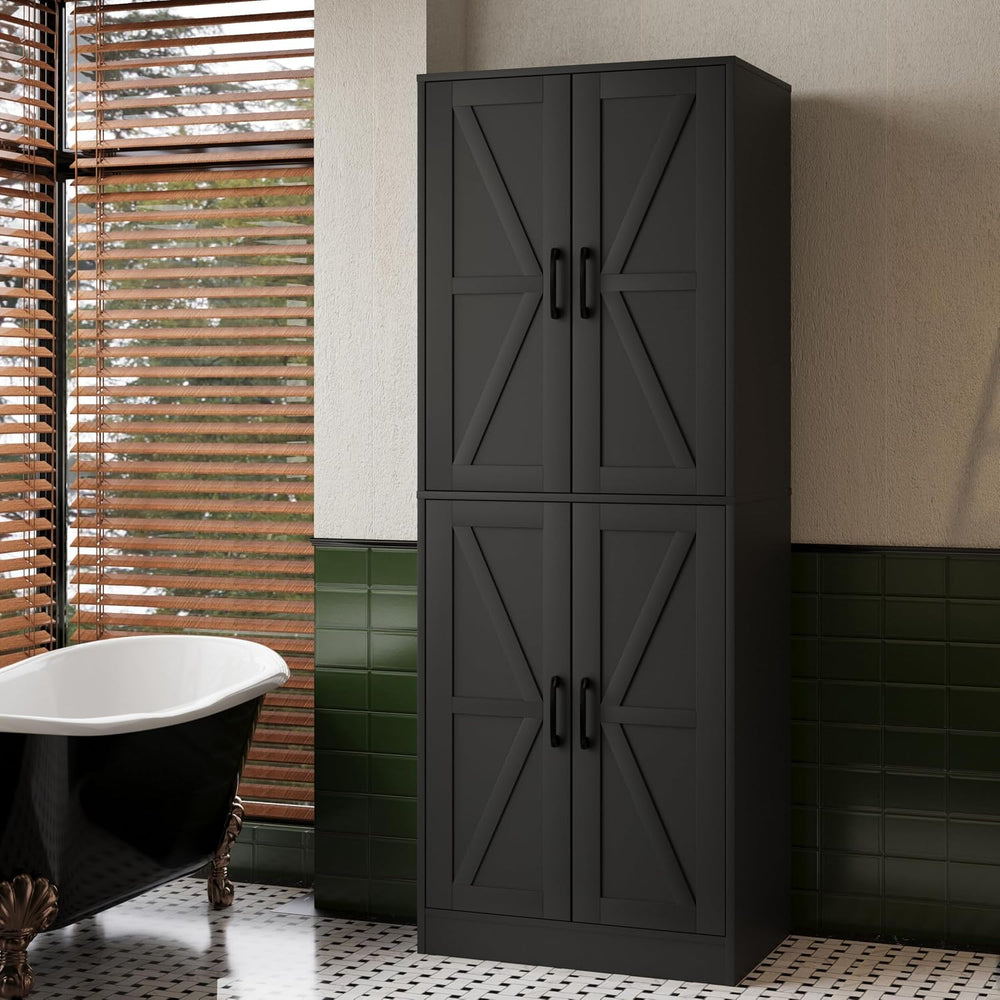 Storage Cabinet,Kitchen Pantry Cabinet,Kitchen Pantry Storage Cabinets with 4...