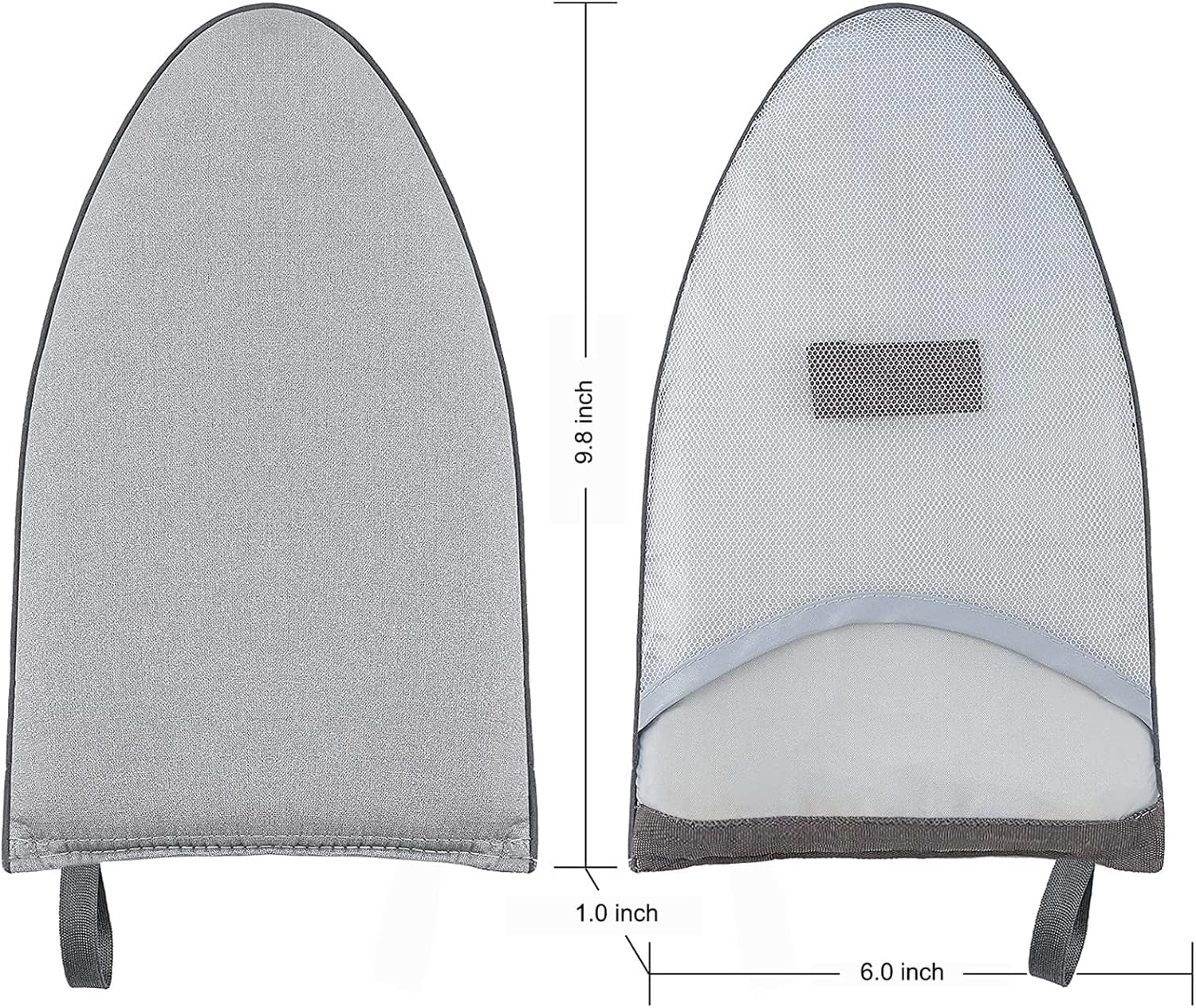 Garment Steamer Ironing Glove Mitt with Finger Loop for Clothes Steaming Mitt Anti Steam Mini Handheld Ironing Pad Board Heat Resistant Steamer Hand Protector with hanging loop for Steaming Clothes