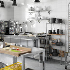14" Deep x 24" Wide x 54" Height Wire Shelving Kit | 4-Tier | NSF Commercial Storage Rack Unit
