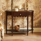 Solid Wood Entry Table with Drawer, Farmhouse Console Table for Entryway(B,100 * 30 * 88CM/39.4 * 11.8 * 34.6IN)