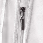 HANGERWORLD Large Wedding Dress Garment Bag Cover - 72" x 24" with Extra Wide Gusset 32" for Long Poufy Dress and Trains, Breathable, Acid-Free (White)