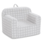 Delta Children Checkered Cozee Chair, Grey