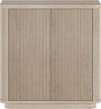 Henn&Hart 32" Wide Rectangular Accent Cabinet in Beech White, for Home, Living Room, Bedroom, Entertainment Room, Office