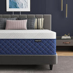 King Mattresses, 12 Inch Hybrid King Mattress in a Box, Memory Foam and Individual Pocket Spring Breathable Comfort for Sleep Supportive and Pressure Relief, CertiPUR-US, 80"*76"*12"