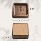 Walnut Wood Ring Holder (Customize), Engraved Jewelry Dish and Storage Tray, Personalized Gift for Her, Valentine’s Day Gift