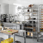 24" Deep x 24" Wide x 74" Height Wire Shelving Kit | 8-Tier | NSF Commercial Storage Rack Unit