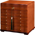 Wooden Jewelry Box,jewelry boxes for women large jewlrey box&organizers with necklace hanger,jewerly organizer,jewelry holder organizer,9-layer large capacity jewelry storage box