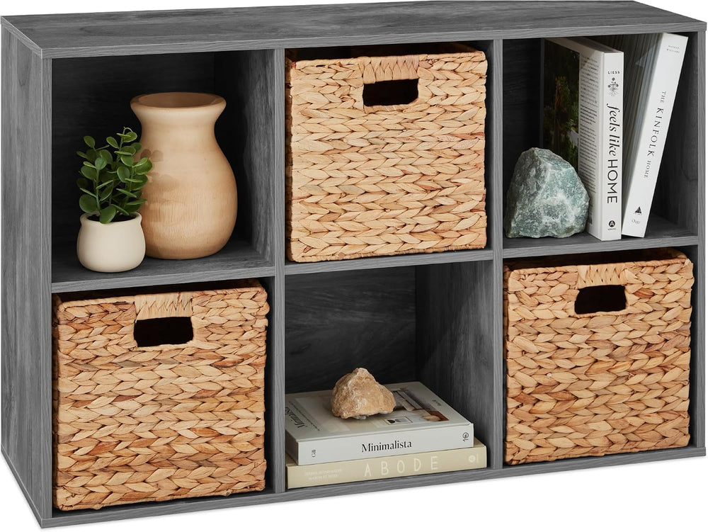 Best Choice Products 6-Cube Storage Organizer, 11in Shelf Opening, Bookcase, ...