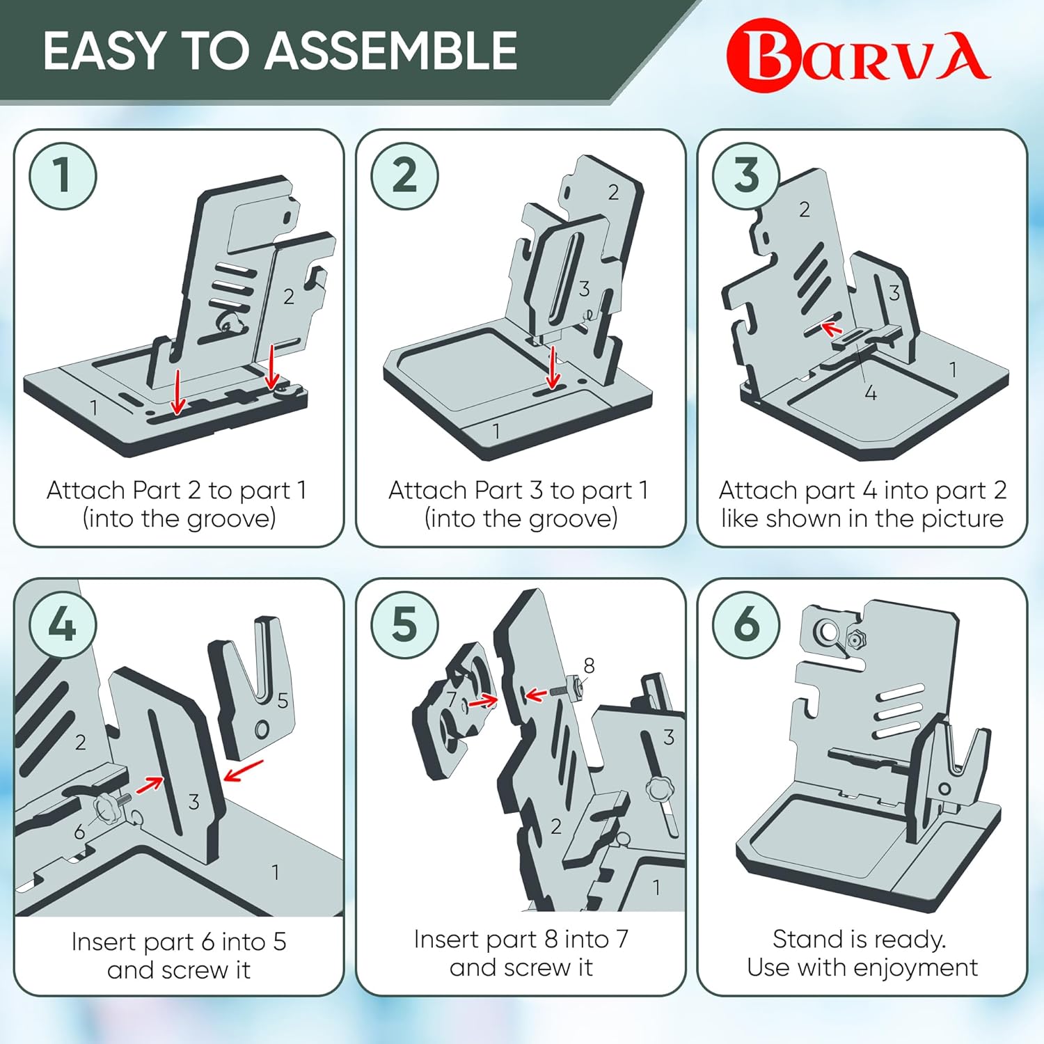 BarvA Phone Docking Station with Patented Adaptive Wood Gun Rack | Night Stand Smart Watch & Phone Stand | Charging Station Desk Organizer | Gun Accessories Storage and Organization