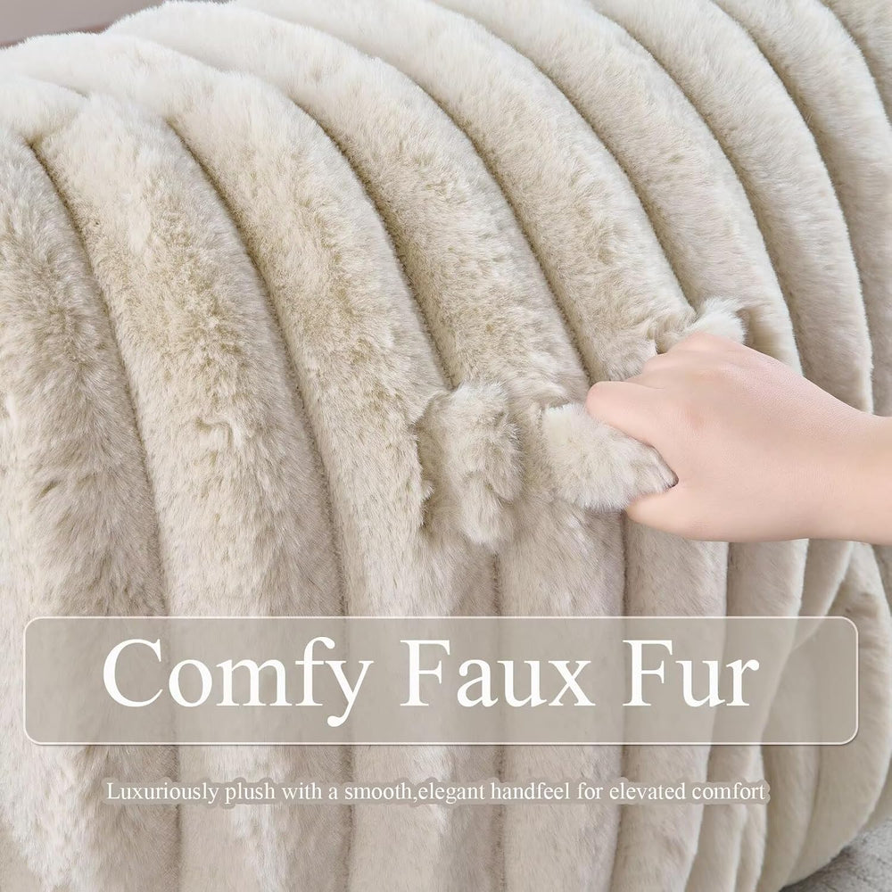 Giant Plush Bean Bag Chair for Adults with Armrests,Oversized Comfy Beanbag L...