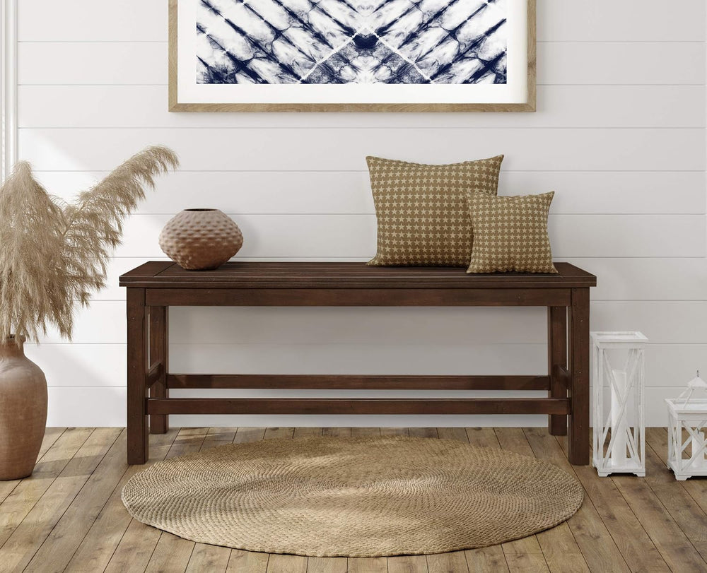 Lexicon Ellyza Counter Height Bench, Dark Brown
