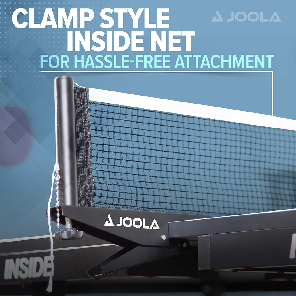 JOOLA Inside Professional MDF Indoor Ping Pong Table with Quick Clamp Table T...