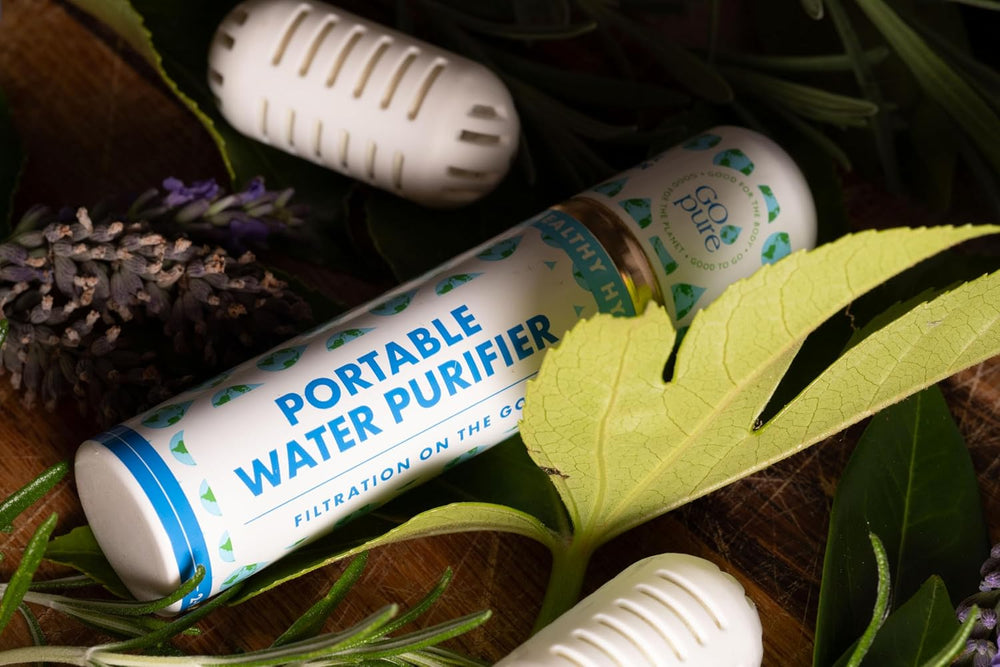 PURIBLOC GOpure Water Purifier, Portable Water Filter, Pod Water Filter Syste...