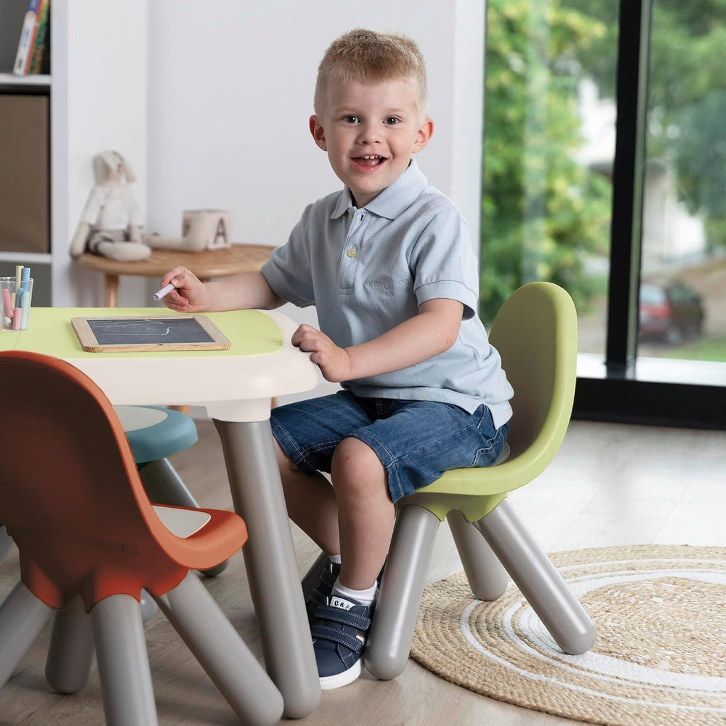 Smoby Life Kid Terracotta Chair - Indoor and Outdoor Use - Anti-UV Treated - Recycled Material - From 18 Months - Made in France