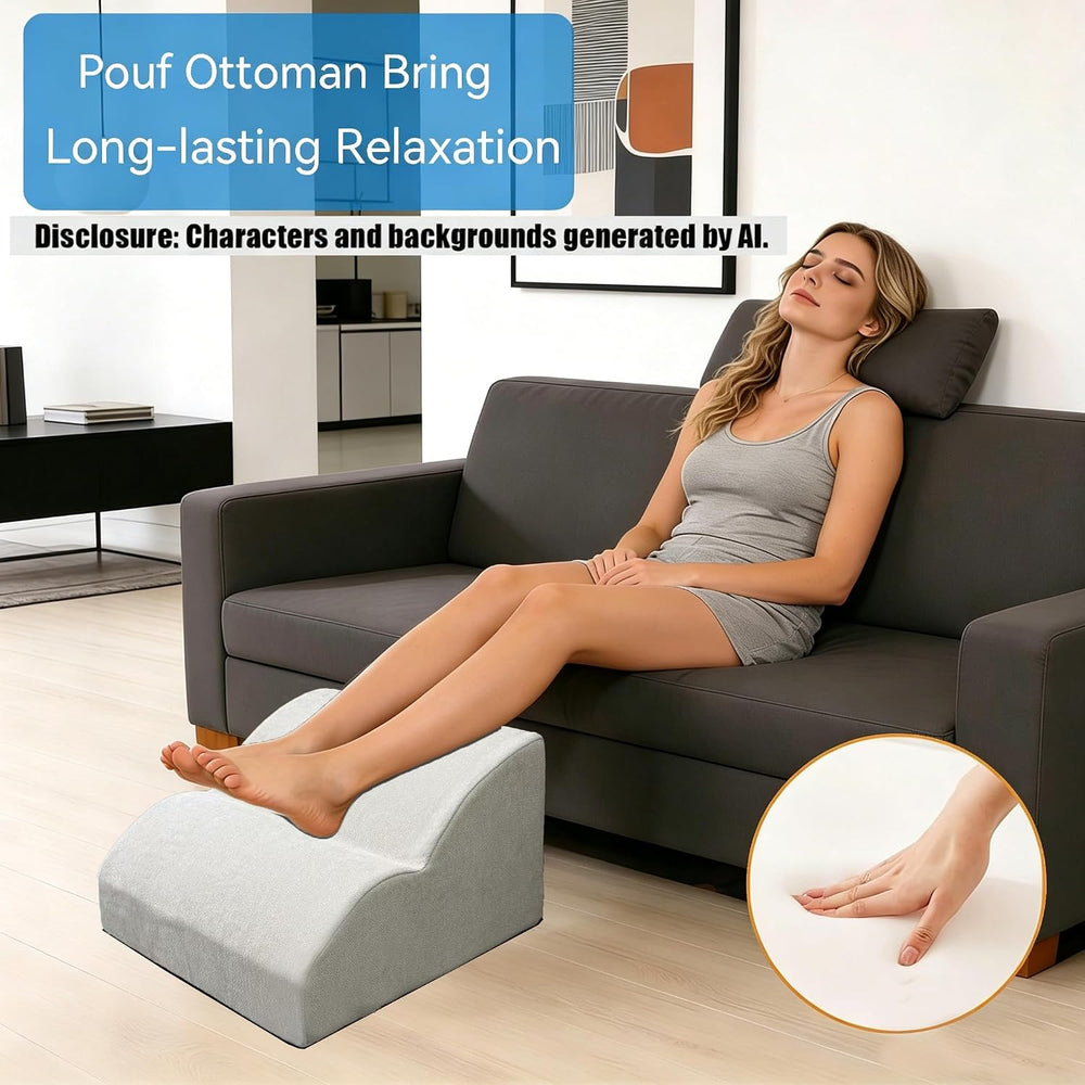 Version that Modern Pouf Ottoman,with Washable Cover.Relax Stool,Floor Poufs ...