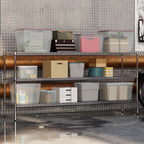 18" Deep x 72" Wide x 34" Height Wire Shelving Kit | 3-Tier | NSF Commercial Storage Rack Unit