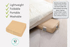 Under Bed Storage Containers for Toys, Clothes, Shoes etc. Underbed Organizer Bag that slides Under the bed without friction or wheels. Low profile 6" height is great for under the couch or other